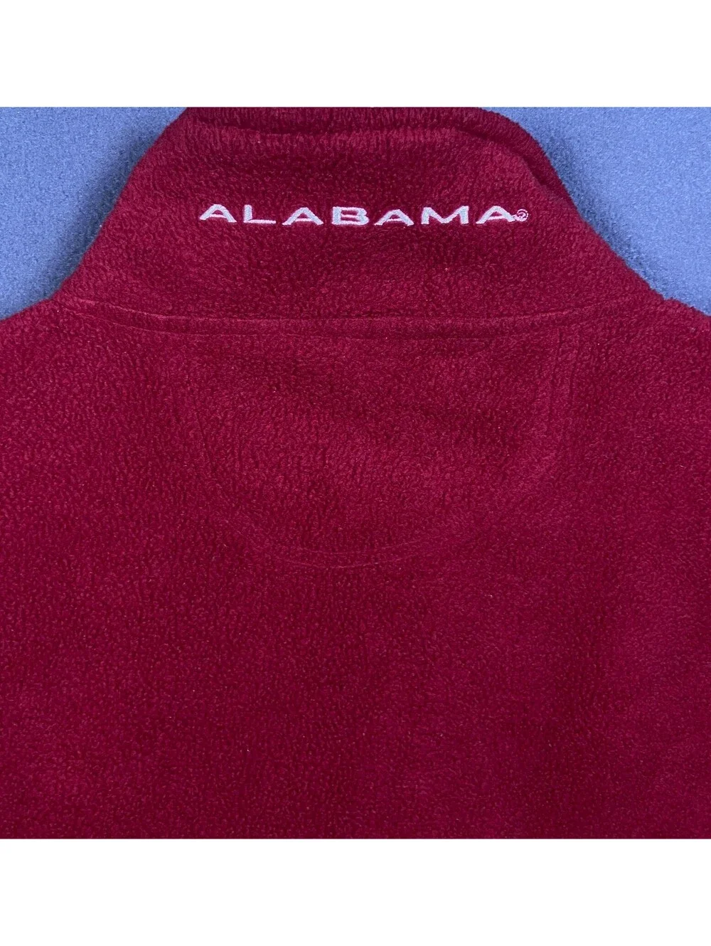 Red Oak Men XL Zip Vest Alabama Crimson Tide Big AL Elephant Fleece Roll Tide!!!